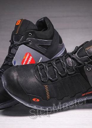 Шкіряні зимові черевики, кросівки термо, s1 black gtx winterfrost4 фото