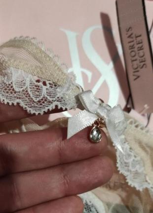 Куружевной пояс для чулок bridal garter belt для невесты премиум коллекции dream angels р.м/л💕victoria's secret  вікторія сікрет оригинал6 фото