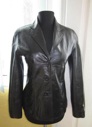 Модна жіноча шкіряна куртка-піджак milestone. лот 742 фото