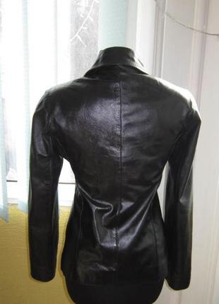 Модна жіноча шкіряна куртка-піджак milestone. лот 744 фото