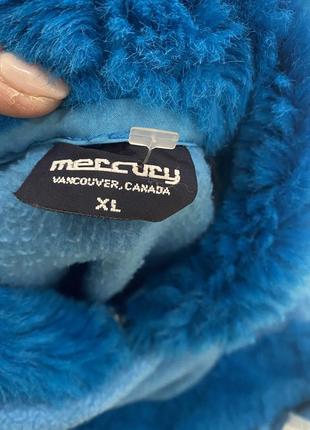 Mercury 💙🤍💙жилет для девочки с меховыми вставками4 фото