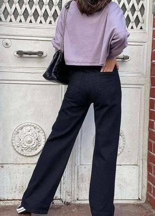 Джинси палаццо кльош від бедра прямі жіночі джинси2 фото