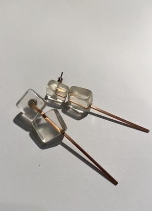 Серьги cos 2