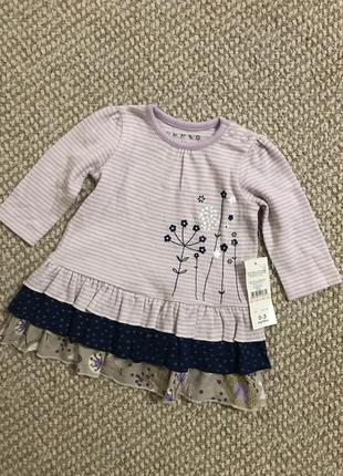 Платье на малышку 0-3 месяцев