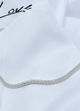 Жіночий срібний ланцюжок , срібна ланцюжок, жіноча уепочка, срібний ланцюжок,3 фото