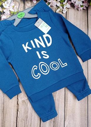 Утеплений флісом базовий костюм на хлопчика бренду primark