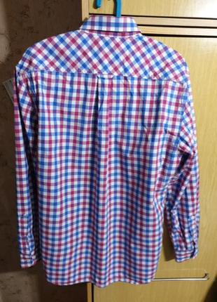 Яркая стильная рубашка в клетку adam friday