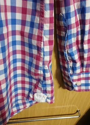 Яркая стильная рубашка в клетку adam friday