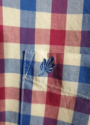 Яркая стильная рубашка в клетку adam friday
