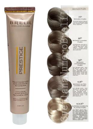 Крем-фарба для волосся colorianne prestige brelil/бреліл/чисті блонди/колоріане престіж