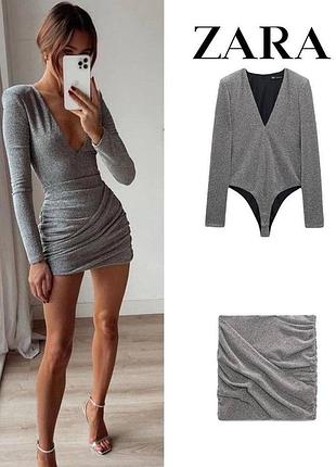 Костюм боді і міні-спідниця