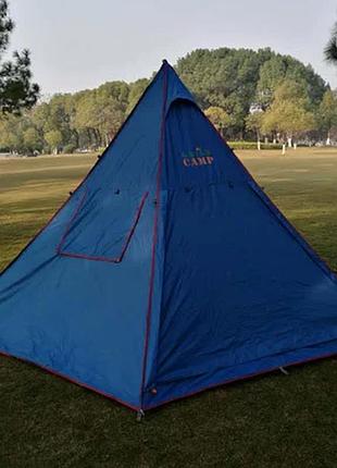 Туристическая палатка юрта greencamp gc1768,  палатка тент, кемпинговая палатка