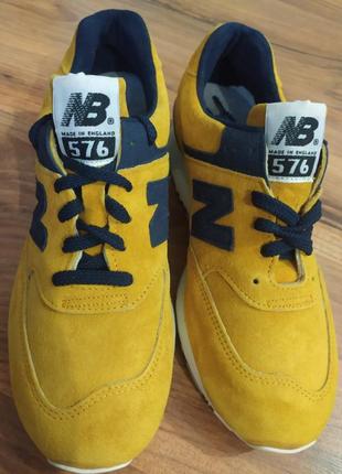 Стильні кросівки оригінал унісекс кежуал new balance 576 made in england