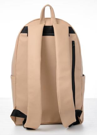 Женский, стильный, большой и вместительный рюкзак с качественной экокожи на учебу, под ноутбук5 фото