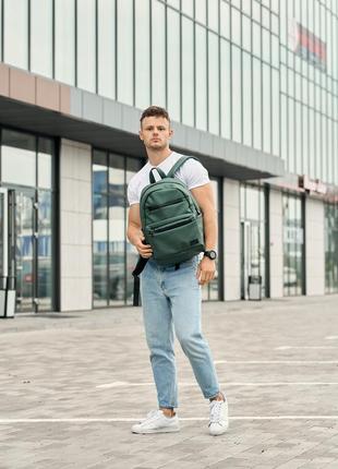 Зелений, рюкзак, великий і місткий для активних чоловіків3 фото