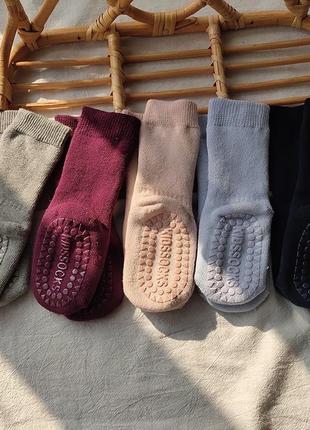 Тёплые антискользящие носочки 1-3 года 0-1 год2 фото