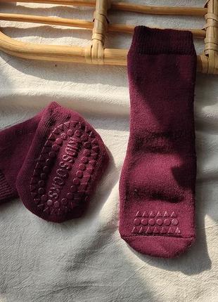 Тёплые антискользящие носочки 1-3 года 0-1 год5 фото