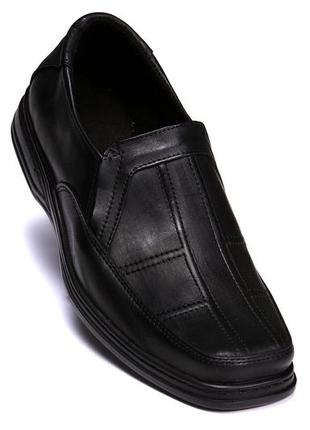 Чоловічі шкіряні туфлі leon clasic shoes