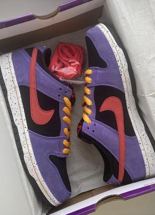 Кроссовки кеды nike jordan sb dunk low acg terra purple yellow9 фото