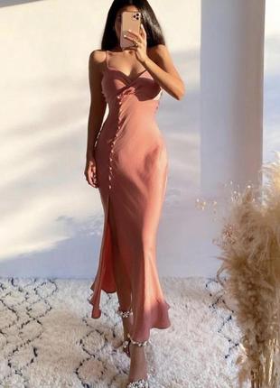 Сатинове плаття zara