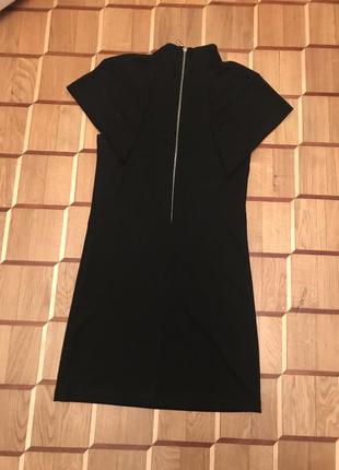 Короткое чёрное платье3 фото