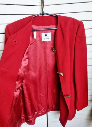 Винтажный красный английский пиджак брендаgil bret10 фото