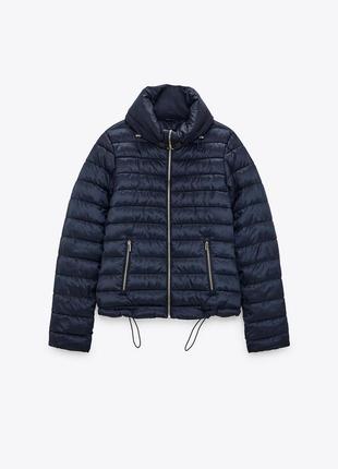 Zara стьобаний демі куртка