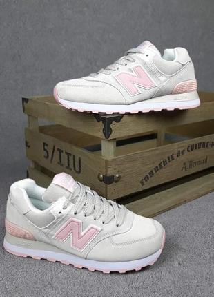 New balance 574 женские кроссовки нью беланс4 фото