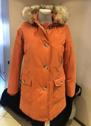 (105-429) пуховик. парку.пухове пальто woolrich.до -40с. оригінал