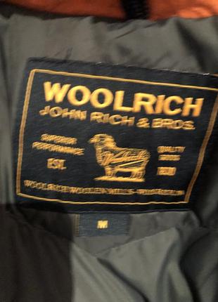 (105-429) пуховик. парка.пуховое пальто woolrich.до -40с. оригинал8 фото