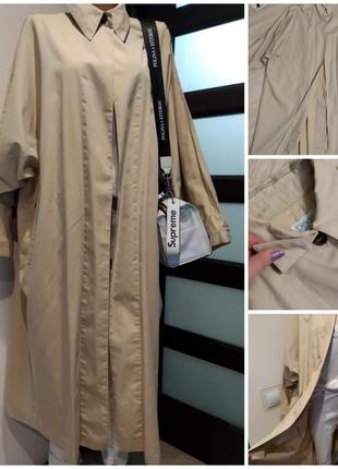 Вільний легкий плащ трэнч кардиган