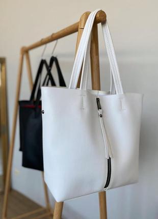 Біла сумка - шоппер