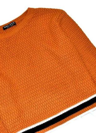 Select  кроп свитер горчичного цвета с  рубашкой. л.12.405 фото