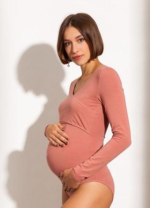 👑vip👑 боди для беременных и кормящих хлопок боди трикотаж2 фото