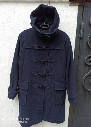 Обалденное стильное пальто дафлкот от rils шерсть+кашемир