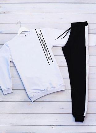 Мужской спортивный трикотажный костюм calvin sportivi