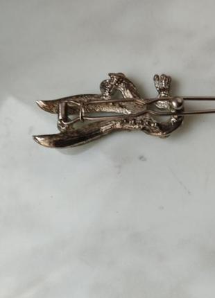 Заколка для волос павлин