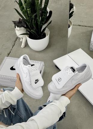 Кроссовки nike kwondo 1 g-dragon peaceminusone triple white