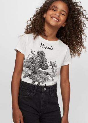 Модный комплект футболок 2 шт футболка для девочки h&m