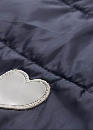 Демісезонна двостороння жилетка з капюшоном на дівчинку р. 98, topolino5 фото