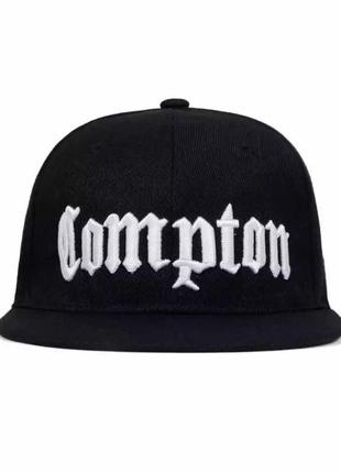 Кепка снепбек compton с прямым козырьком, унисекс wuke one size