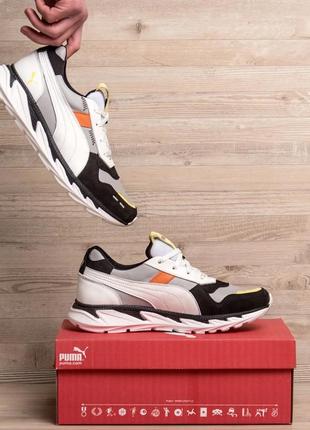 Мужские кожаные кроссовки puma runner4 фото