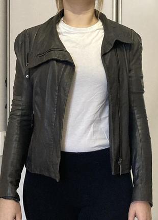 Кожаная куртка guess косуха 3