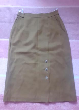 Юбка полушерстяная,юбка карандиш,юбка миди,юбка винтажная