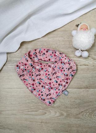 Новый тканевый слюнявчик liegelind на кнопочке1 фото