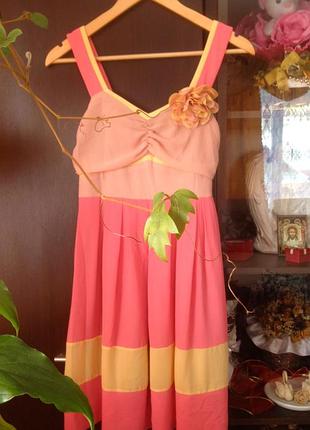 Яскраве плаття на бретельках classic tricot🌸