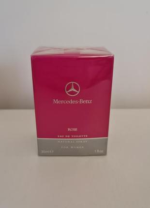 Туалетная вода mercedes benz rose женская