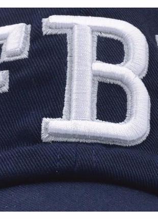 Кепка бейсболка fbi (фбр) з вигнутим козирком синя 2, унісекс wuke one size6 фото