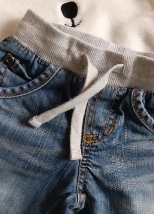 Стильные джинсы джоггеры  68 см3 фото