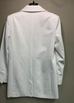 Пиджак увер сайз кремовый пиджак айс h&m плотная хорошая классная ткань5 фото